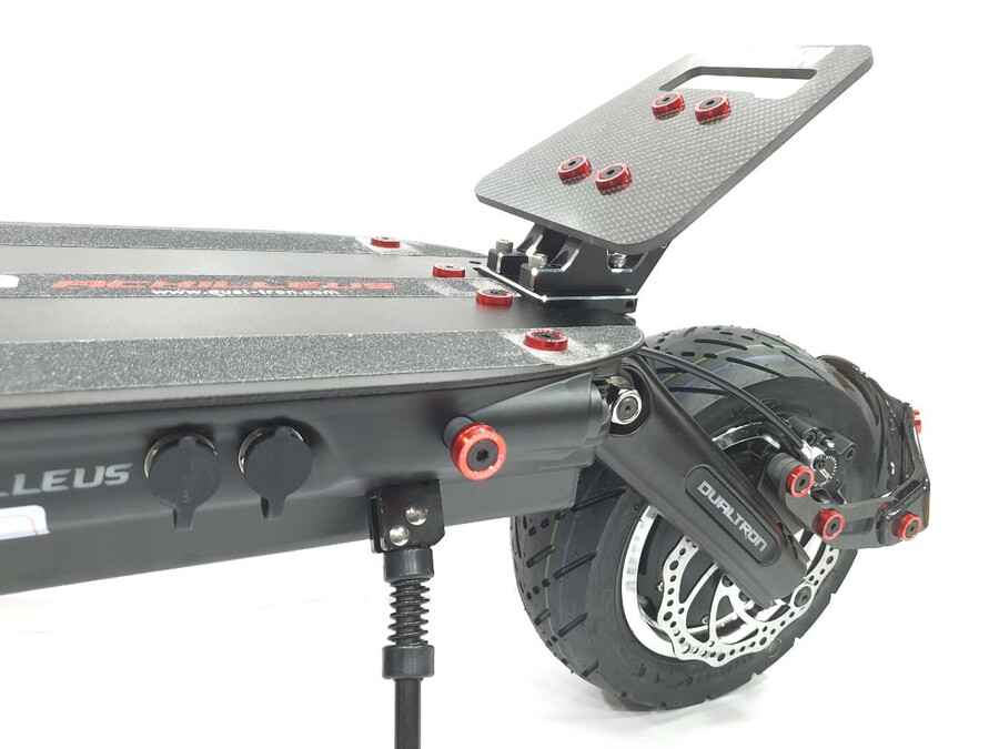 kit de repose-pieds en fibre de carbone carbonrevo dualtron