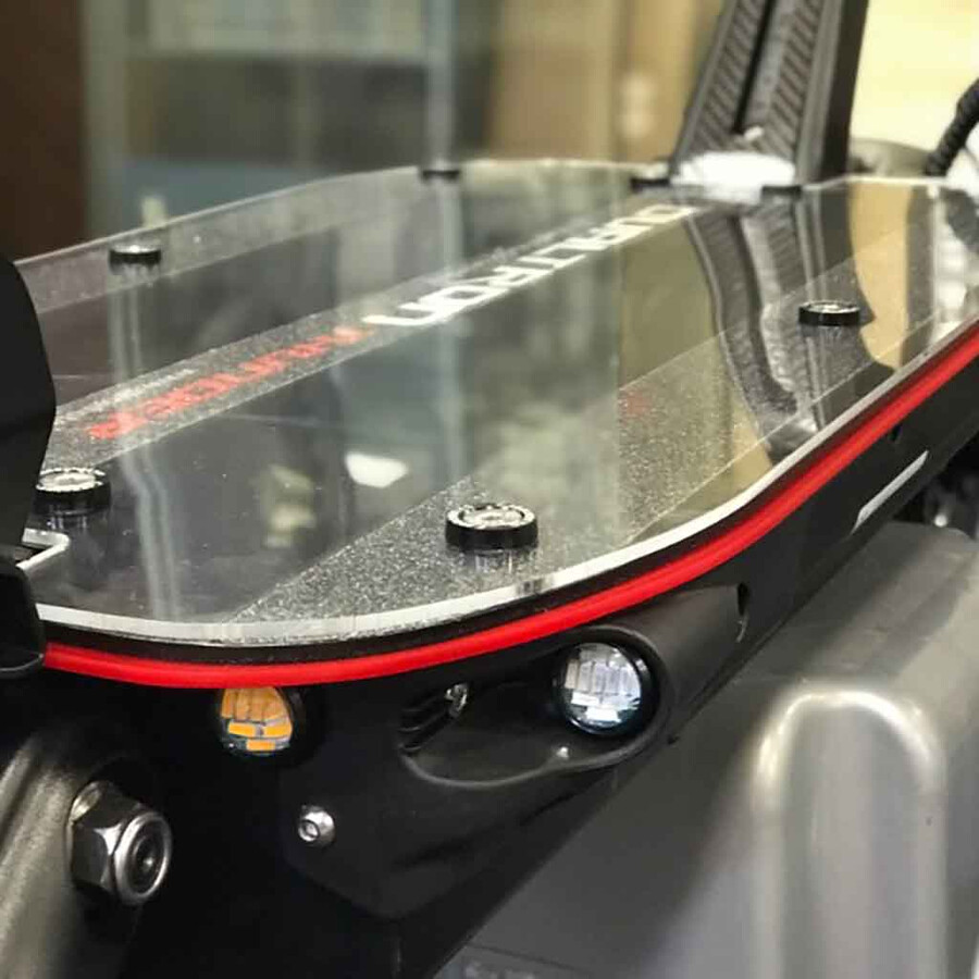 revêtement de deck carbonrevo dualtron achilleus noir mat