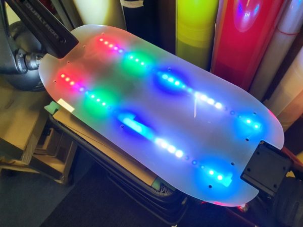 revêtement de pont led carbonrevo dualtron victor