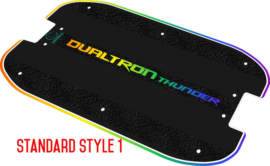 revêtement de pont carbonrevo dualtron thunder led 3d bleu