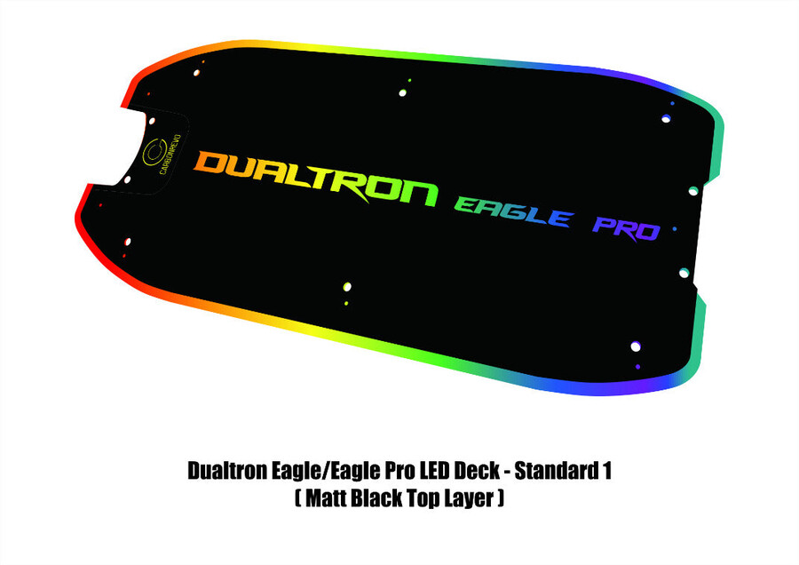 revêtement de pont carbonrevo dualtron eagle led 3d bleu